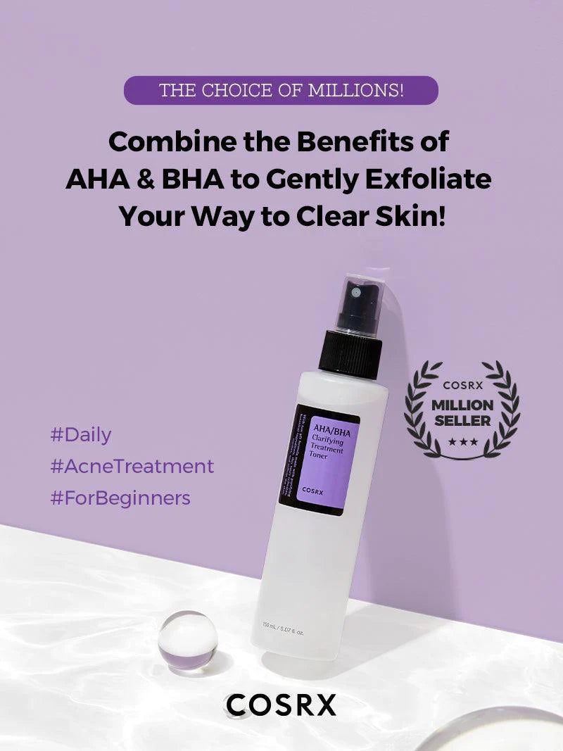 COSRX AHA/BHA Clarifying Treatment Toner Travel Size