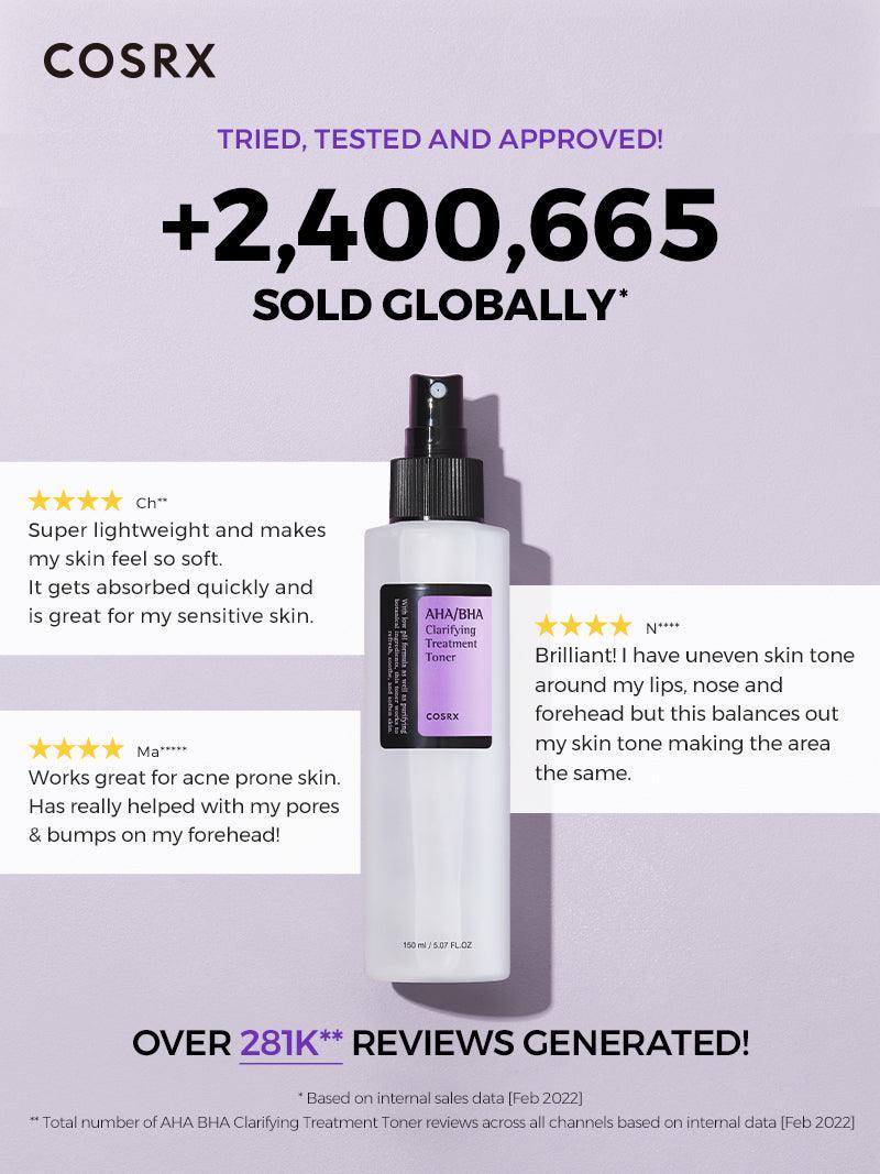 COSRX AHA/BHA Clarifying Treatment Toner Travel Size