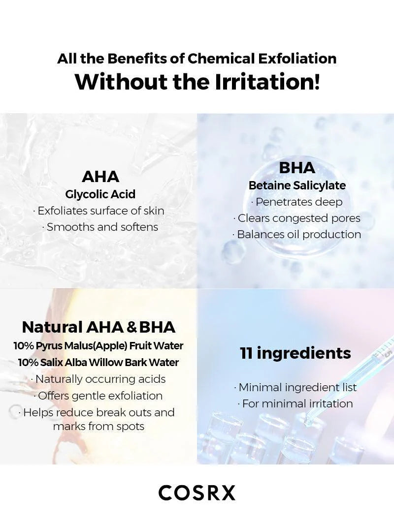 COSRX AHA/BHA Clarifying Treatment Toner Travel Size
